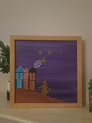 Handmade painting by Louiza Dimitriou for children's room like new