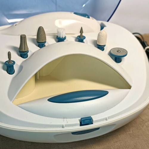 Electric manicure pedicure device used, fully functional