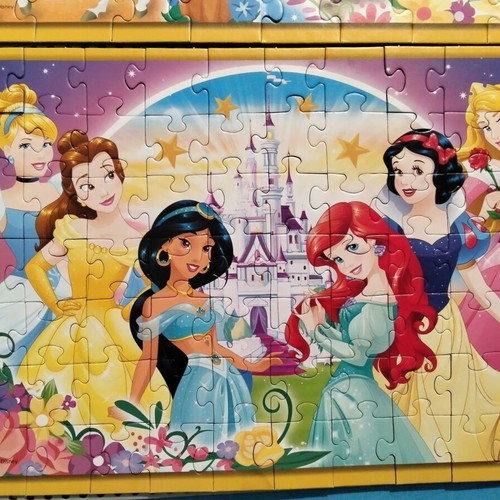 Puzzle 4 in 1 - Disney Princess, Happy Day, 35/48/54/70 pieces, Trefl, 4€