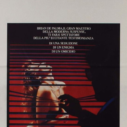 Body Double Brian de Palma authentic Italian movie poster 1984 used