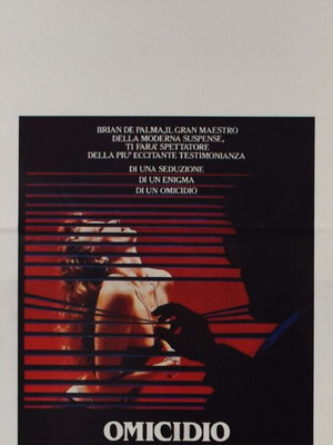 Body Double Brian de Palma authentic Italian movie poster 1984 used