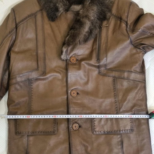 Winter lambskin fur coat size L Forebelle like new with gift cap