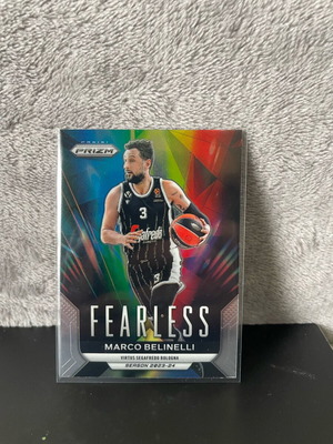 Panini Prizm Euroleague Marco Belinelli Fearless card like new