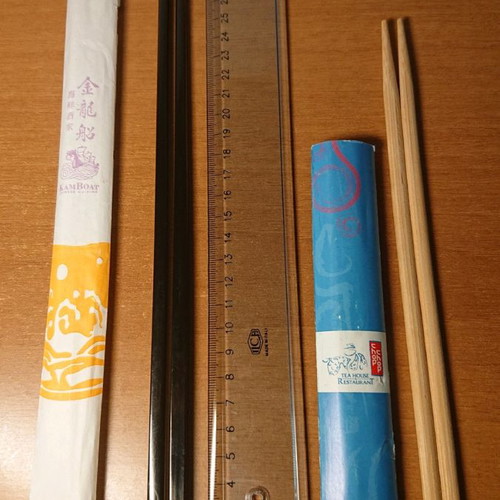 Chopsticks set new, two pieces from authentic Chinese restaurants