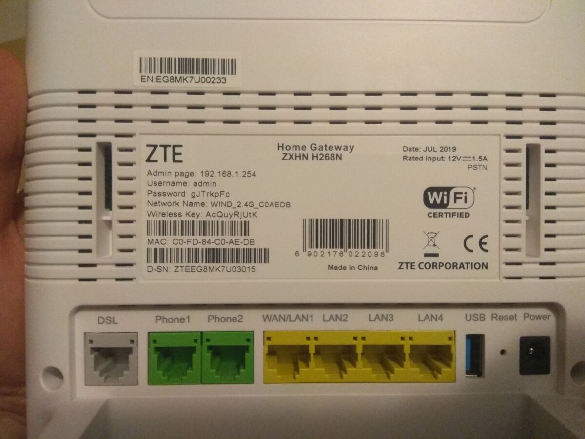 Router ZTE ZXHN H268N Like new with 4… - € 12,90 - Vendora.cy