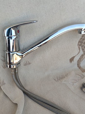 Kludi RAK Polaris kitchen mixer faucet used, chrome finish