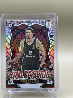 Nando De Colo Unleashed Donruss EuroLeague 2024-25 card near mint