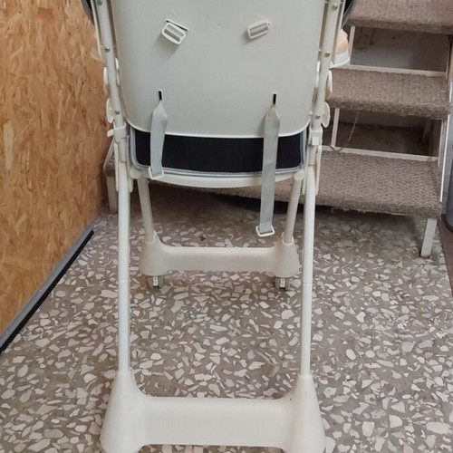 High Chair used with Eco-Leather seat and double tray