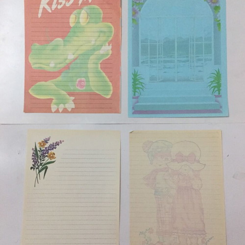 Collection of old letters used