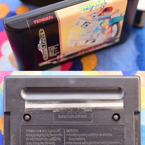 Paperboy Sega Mega Drive game used, action arcade 1990