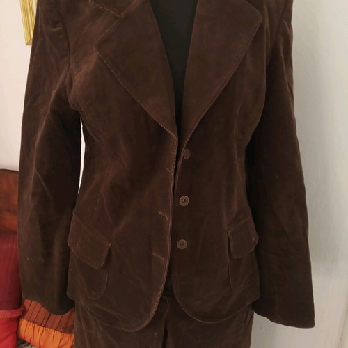 Corduroy suit brown used, size extra large