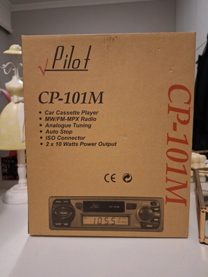 Pilot CP-101M car cassette radio used