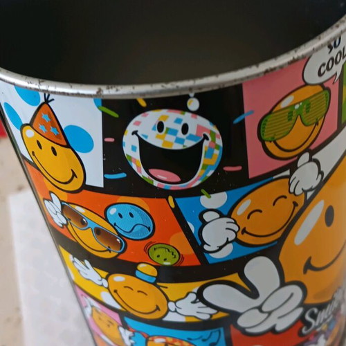 Smiley pencil case and 44 stickers new
