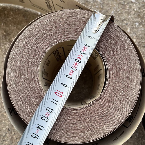 Sandpaper P120 like new, roll about 25 meters