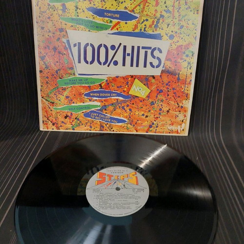 100% Hits No 4 vinyl record used