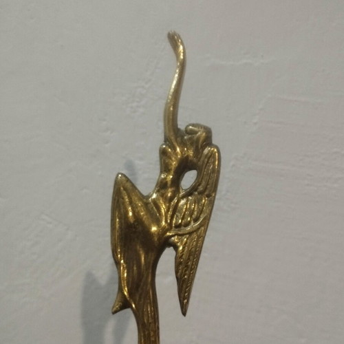 Bronze angel figure like new with screw base