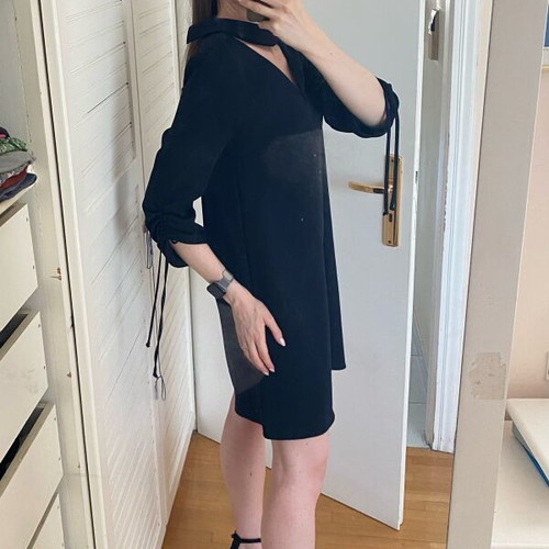 Zara dark blue dress size S, like new