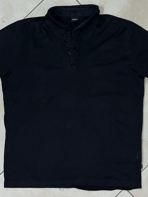 Hugo Boss Men Polo Shirt, Black, Classic Logo, Size M