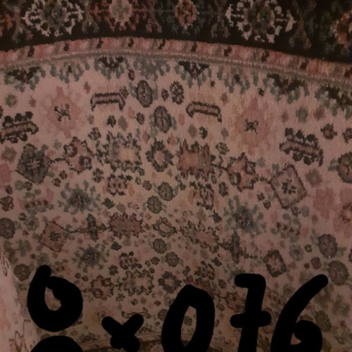 Wool rug used, runner 8.00x0.76