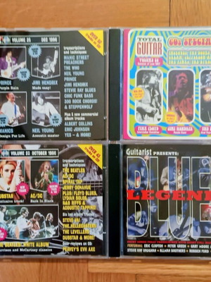 Total Guitar and Guitarist rock CD pack of 4 like new