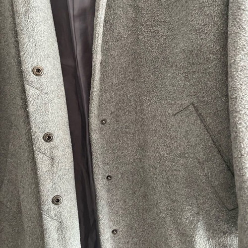 Atmosphere grey wool coat new, size M