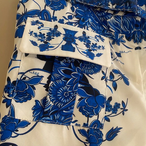 Serendipity shorts used, size medium, white and blue