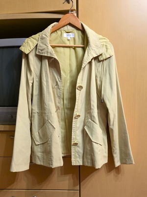 Κοντή καμπαρντίνα Marks & Spencer σαν καινούργιο, κίτρινη, μέγεθος L