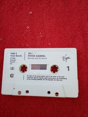 Peter Gabriel So audio cassette used, without case