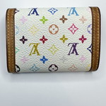 Louis Vuitton Limited Edition Mini Wallet used, multicolor white
