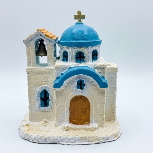 Orthodox church gypsum decoration 15 cm, hand-painted