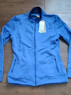 Μπλε και γκρι γυναικείο μπουφάν Merino EquiRex καινούργιο, μεγέθη XS, S, L