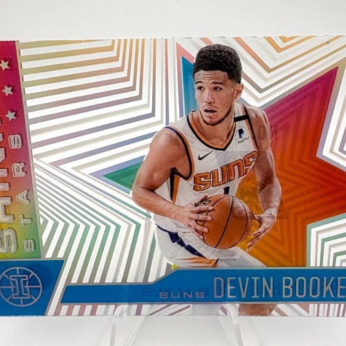 2020-21 Panini Illusions Devin Booker Shining Stars Sapphire card new