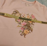Guess T shirt with floral tiger design, XL