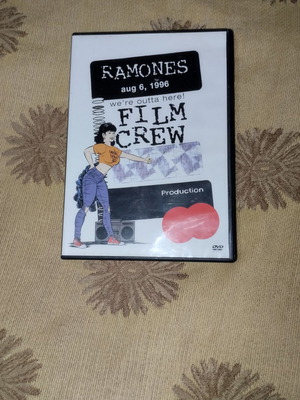 Ramones We're Outta Here (Film Crew) DVD like new, punk