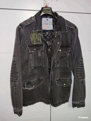 De Puta Madre 69 jacket καινούργιο, μέγεθος L, μαύρο και γκρι