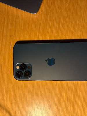 iPhone 12 Pro used, 128GB, blue, updated iOS