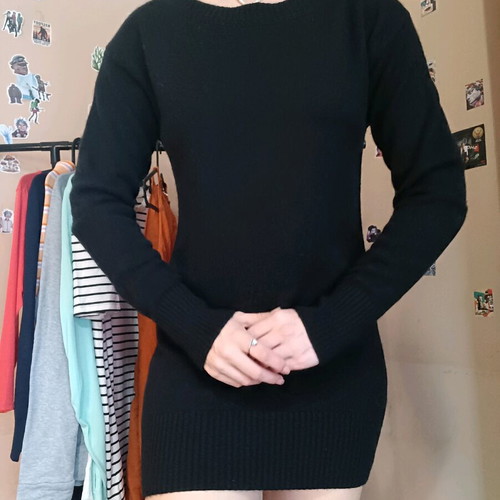 Sisley pullover like new, black, size M