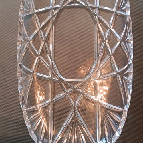 Mikasa crystal serving platter like new