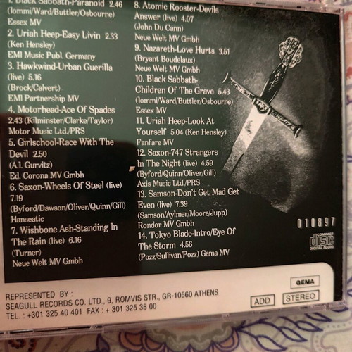 Wizards of Metal CD like new, metal compilation