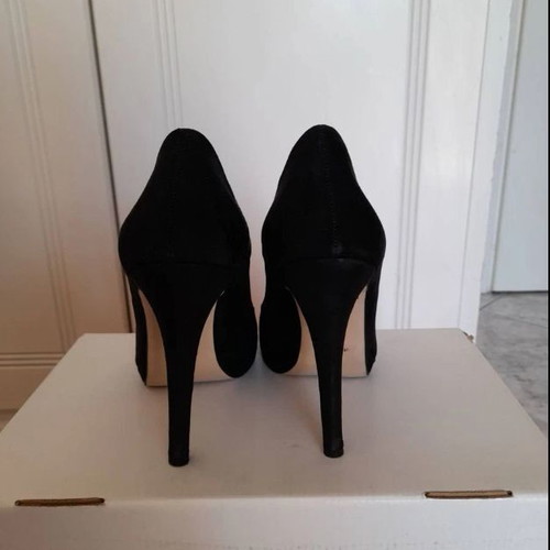 Stefania suede women's pumps size 36, black