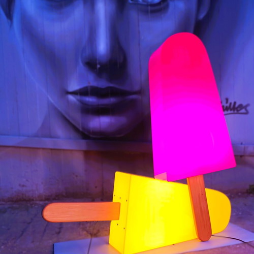The Popsicle Effect floor lamp new, handcrafted by Pingpong Design