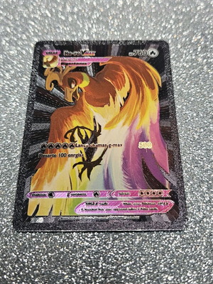 Ho-ro g-max Hp 760 Pokémon BlacFoil Card new