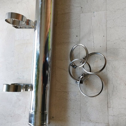 Pellet stove chimney kit set new from Φ80 to Φ100
