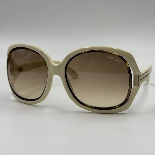Tom Ford Jaquelin TF100 Ivory sunglasses used, made in Italy