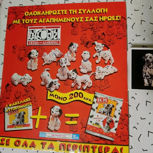 Panini 101 Dalmatians Sticker Set used, complete album