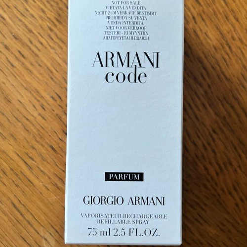 Armani Code Parfum new, official tester perfume 75ml