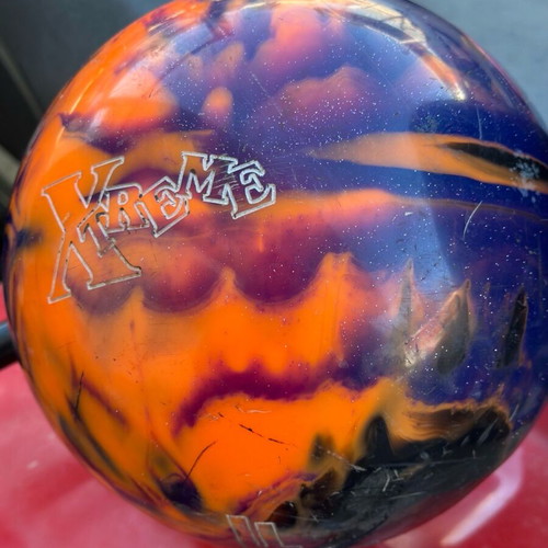Bowling ball used without cracks, fully functional