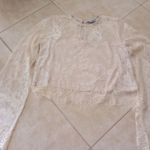 Attrattivo women's blouse size Small like new, beige
