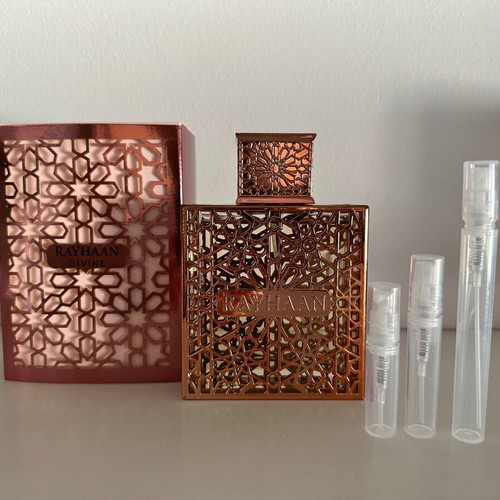 Rayhaan Divine tester new, Eau de Parfum, samples 2ml-3ml-5ml