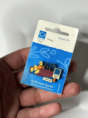Athens 2004 Olympic Pin 60 Days Before the Games, like new